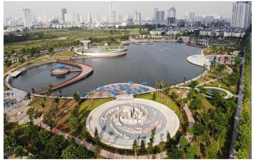 Quy hoạch cảnh quan hướng tâm cho hồ điều hòa đô thị