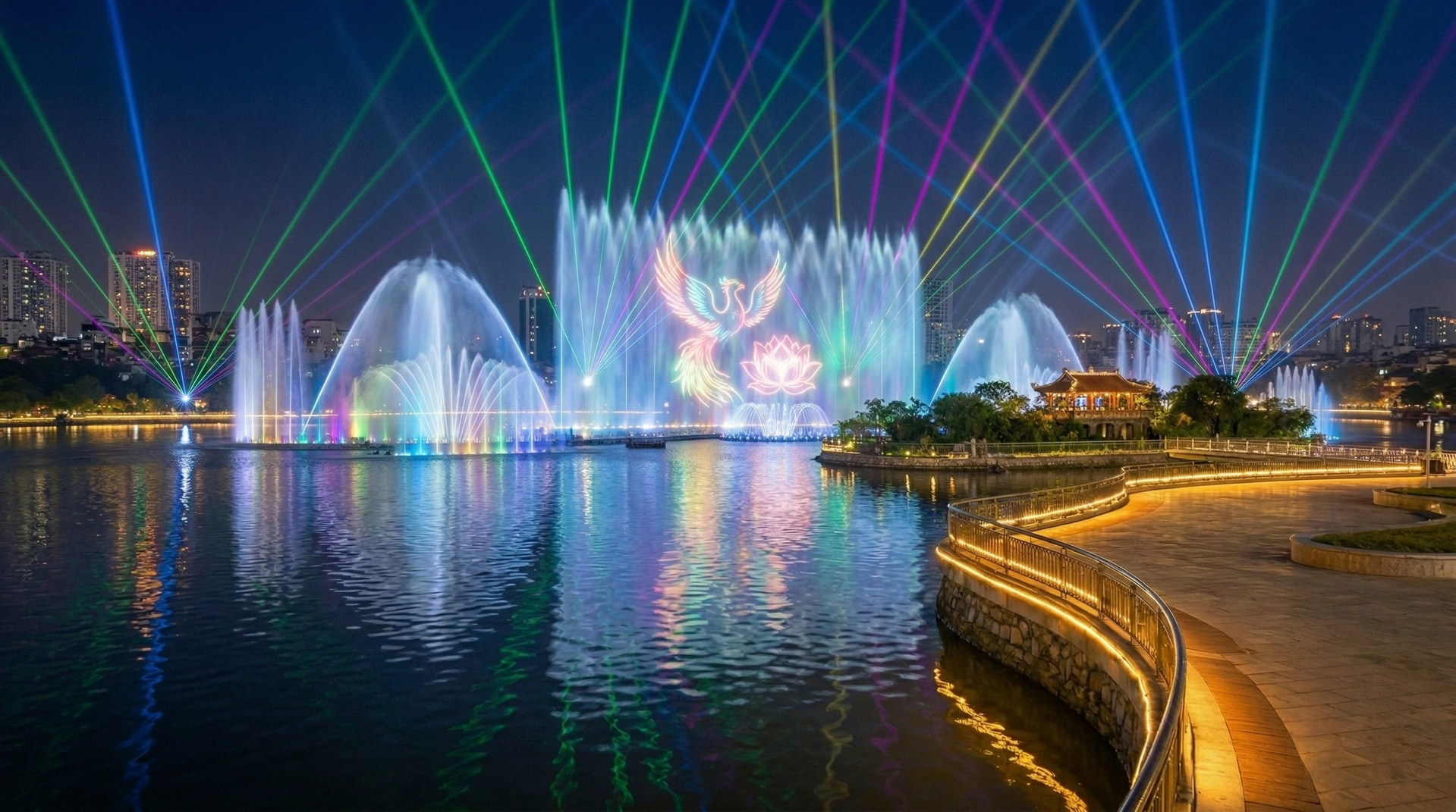 Hồi sinh công viên Thống Nhất bằng nhạc nước