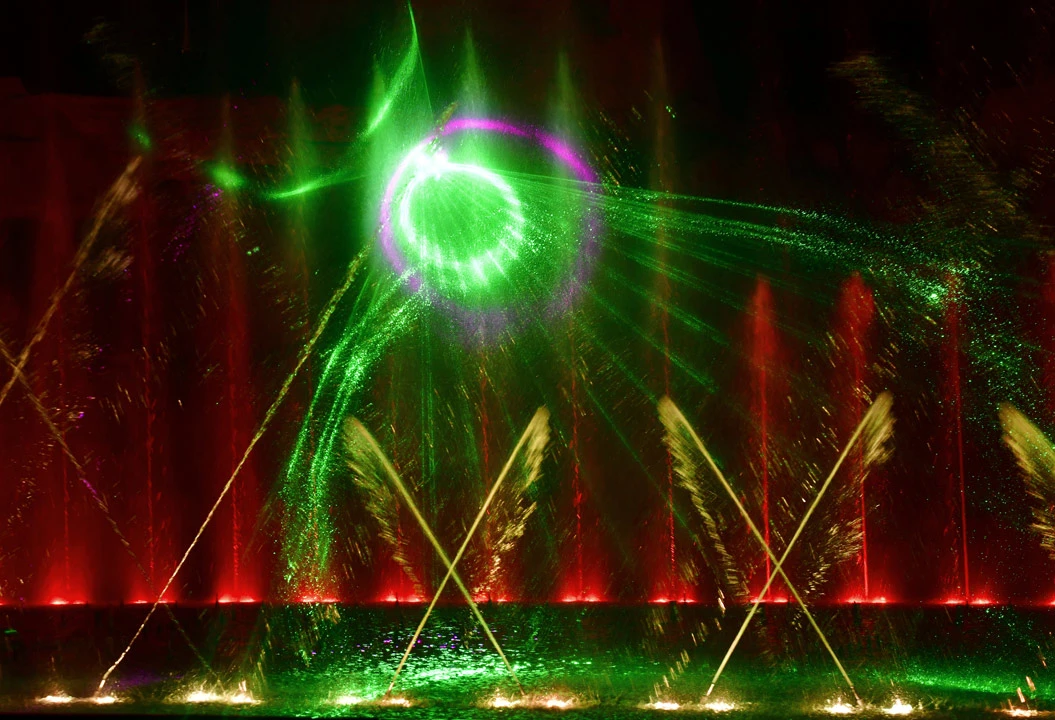 Minh họa mặt bằng phao nổi dạng mô-đun cho nhạc nước